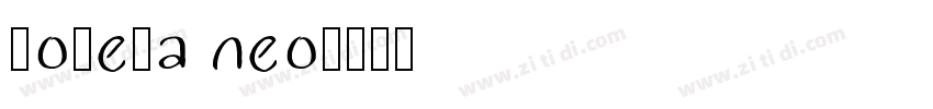 Doheta neo字体转换